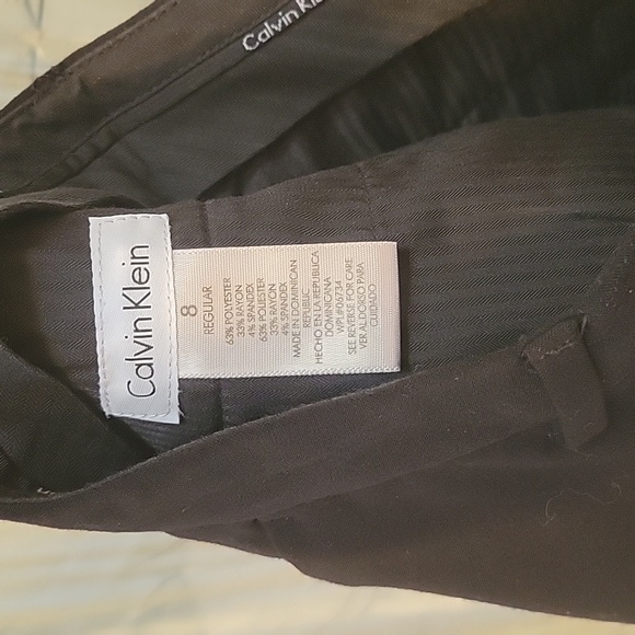 Boys suit Calvin Klein black jacket & pants. Like new. No wear marks. Sz 8 - Picture 8 of 10